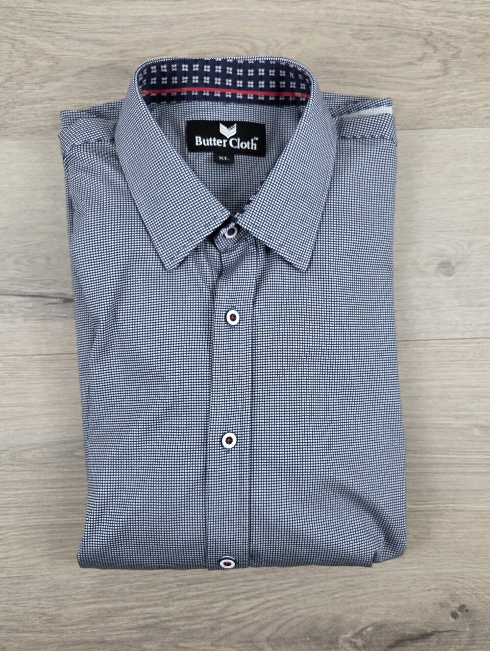 Butter Cloth Casual Button Up Shirt Mens XL Multicolor Long Sleeve Button Up